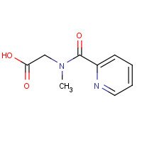 125686-77-3 2-[methyl(pyridine-2-carbonyl)amino]acetic acid chemical structure