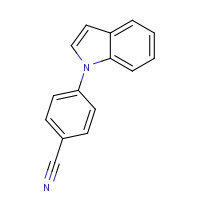 25699-92-7 4-indol-1-ylbenzonitrile chemical structure