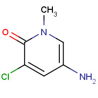 1394040-94-8 5-amino-3-chloro-1-methylpyridin-2-one chemical structure