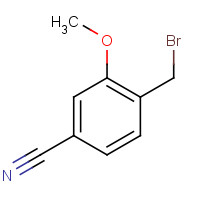 104436-60-4 4-(bromomethyl)-3-methoxybenzonitrile chemical structure
