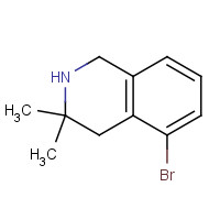 1430115-60-8 5-bromo-3,3-dimethyl-2,4-dihydro-1H-isoquinoline chemical structure