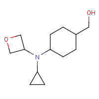 1257050-25-1 [4-[cyclopropyl(oxetan-3-yl)amino]cyclohexyl]methanol chemical structure