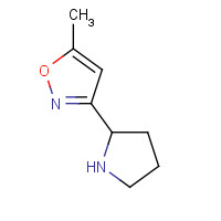 1000932-34-2 5-methyl-3-pyrrolidin-2-yl-1,2-oxazole chemical structure