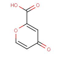 499-05-8 4-oxopyran-2-carboxylic acid chemical structure