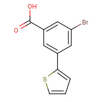 145493-99-8 3-bromo-5-thiophen-2-ylbenzoic acid chemical structure