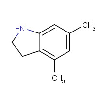 288458-50-4 4,6-dimethyl-2,3-dihydro-1H-indole chemical structure