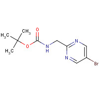 1235451-38-3 tert-butyl N-[(5-bromopyrimidin-2-yl)methyl]carbamate chemical structure