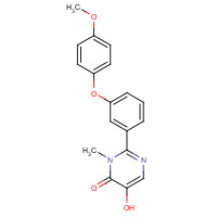 1333240-15-5 5-hydroxy-2-[3-(4-methoxyphenoxy)phenyl]-3-methylpyrimidin-4-one chemical structure