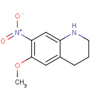 1116230-76-2 6-methoxy-7-nitro-1,2,3,4-tetrahydroquinoline chemical structure