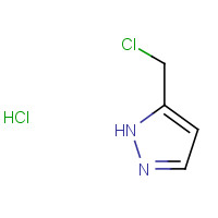 69658-97-5 5-(chloromethyl)-1H-pyrazole;hydrochloride chemical structure