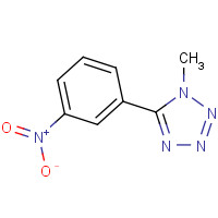 69746-32-3 1-methyl-5-(3-nitrophenyl)tetrazole chemical structure