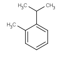 527-84-4 1-methyl-2-propan-2-ylbenzene chemical structure