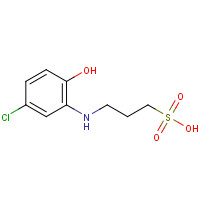 109622-41-5 3-(5-chloro-2-hydroxyanilino)propane-1-sulfonic acid chemical structure