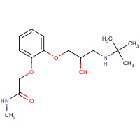 34919-98-7 2-[2-[3-(tert-butylamino)-2-hydroxypropoxy]phenoxy]-N-methylacetamide chemical structure
