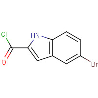 95538-32-2 5-bromo-1H-indole-2-carbonyl chloride chemical structure