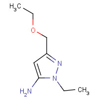 1224887-98-2 5-(ethoxymethyl)-2-ethylpyrazol-3-amine chemical structure
