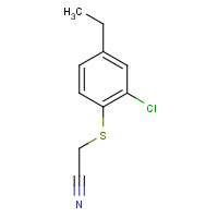 1093758-93-0 2-(2-chloro-4-ethylphenyl)sulfanylacetonitrile chemical structure