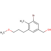 1266728-12-4 [3-bromo-5-(3-methoxypropyl)-4-methylphenyl]methanol chemical structure