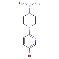 960289-28-5 1-(5-bromopyridin-2-yl)-N,N-dimethylpiperidin-4-amine chemical structure