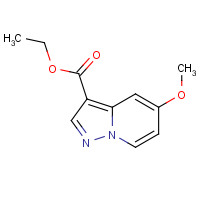 99446-53-4 ethyl 5-methoxypyrazolo[1,5-a]pyridine-3-carboxylate chemical structure