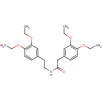 71457-14-2 2-(3,4-diethoxyphenyl)-N-[2-(3,4-diethoxyphenyl)ethyl]acetamide chemical structure