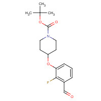 960001-15-4 tert-butyl 4-(2-fluoro-3-formylphenoxy)piperidine-1-carboxylate chemical structure
