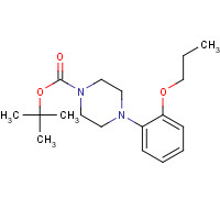1121599-85-6 tert-butyl 4-(2-propoxyphenyl)piperazine-1-carboxylate chemical structure