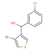 1014645-10-3 (4-bromothiophen-3-yl)-(3-chlorophenyl)methanol chemical structure