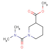 1272756-08-7 methyl 1-(dimethylcarbamoyl)piperidine-3-carboxylate chemical structure