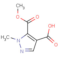 1172798-36-5 5-methoxycarbonyl-1-methylpyrazole-4-carboxylic acid chemical structure