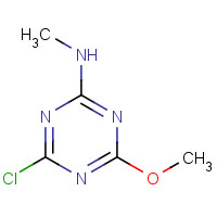 14015-20-4 4-chloro-6-methoxy-N-methyl-1,3,5-triazin-2-amine chemical structure