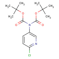 1044148-99-3 tert-butyl N-(6-chloropyridin-3-yl)-N-[(2-methylpropan-2-yl)oxycarbonyl]carbamate chemical structure