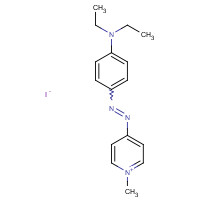 74920-80-2 N,N-diethyl-4-[(1-methylpyridin-1-ium-4-yl)diazenyl]aniline;iodide chemical structure
