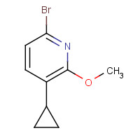 1310949-36-0 6-bromo-3-cyclopropyl-2-methoxypyridine chemical structure