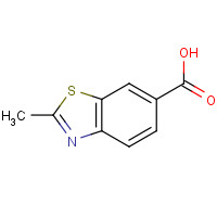 6941-28-2 2-methyl-1,3-benzothiazole-6-carboxylic acid chemical structure