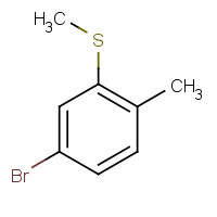 142994-01-2 4-bromo-1-methyl-2-methylsulfanylbenzene chemical structure