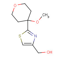 1478719-48-0 [2-(4-methoxyoxan-4-yl)-1,3-thiazol-4-yl]methanol chemical structure