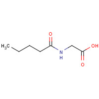 24003-66-5 2-(pentanoylamino)acetic acid chemical structure