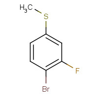 917562-25-5 1-bromo-2-fluoro-4-methylsulfanylbenzene chemical structure