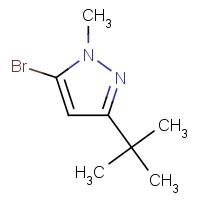 1187968-59-7 5-bromo-3-tert-butyl-1-methylpyrazole chemical structure