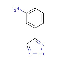 369363-60-0 3-(2H-triazol-4-yl)aniline chemical structure