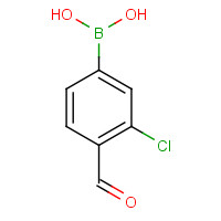 1072952-53-4 (3-chloro-4-formylphenyl)boronic acid chemical structure