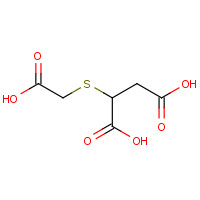 99-68-3 2-(carboxymethylsulfanyl)butanedioic acid chemical structure