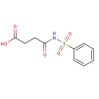 100462-43-9 4-(benzenesulfonamido)-4-oxobutanoic acid chemical structure
