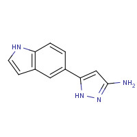 948883-26-9 5-(1H-indol-5-yl)-1H-pyrazol-3-amine chemical structure