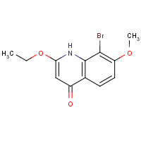 861397-48-0 8-bromo-2-ethoxy-7-methoxy-1H-quinolin-4-one chemical structure