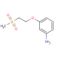 1184567-84-7 3-(2-methylsulfonylethoxy)aniline chemical structure