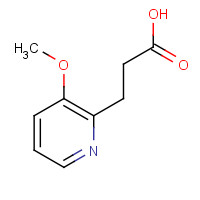 139745-96-3 3-(3-methoxypyridin-2-yl)propanoic acid chemical structure
