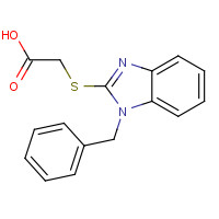 314036-23-2 2-(1-benzylbenzimidazol-2-yl)sulfanylacetic acid chemical structure