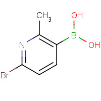 1072944-22-9 (6-bromo-2-methylpyridin-3-yl)boronic acid chemical structure